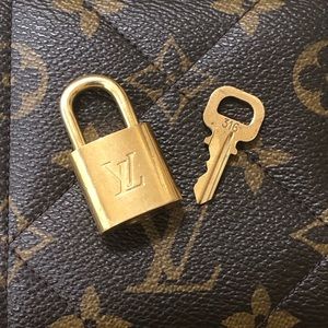 Authentic Louis Vuitton Lock and Key